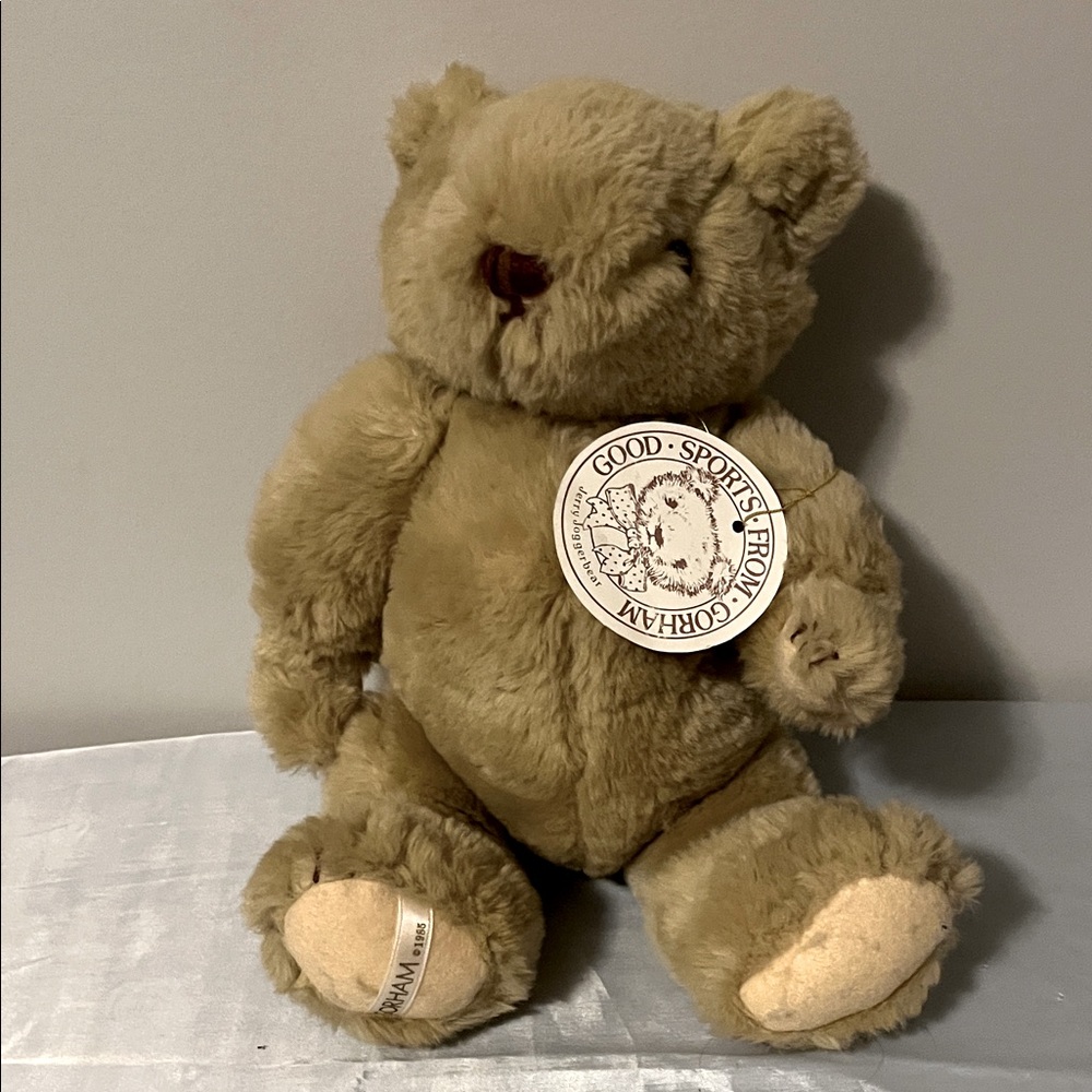 Collectible Gorham Plush Tan Teddy Bear